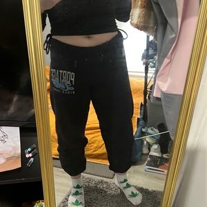 Jerszees Nublend men’s size L Portage Lake Bible Camp sweatpants black